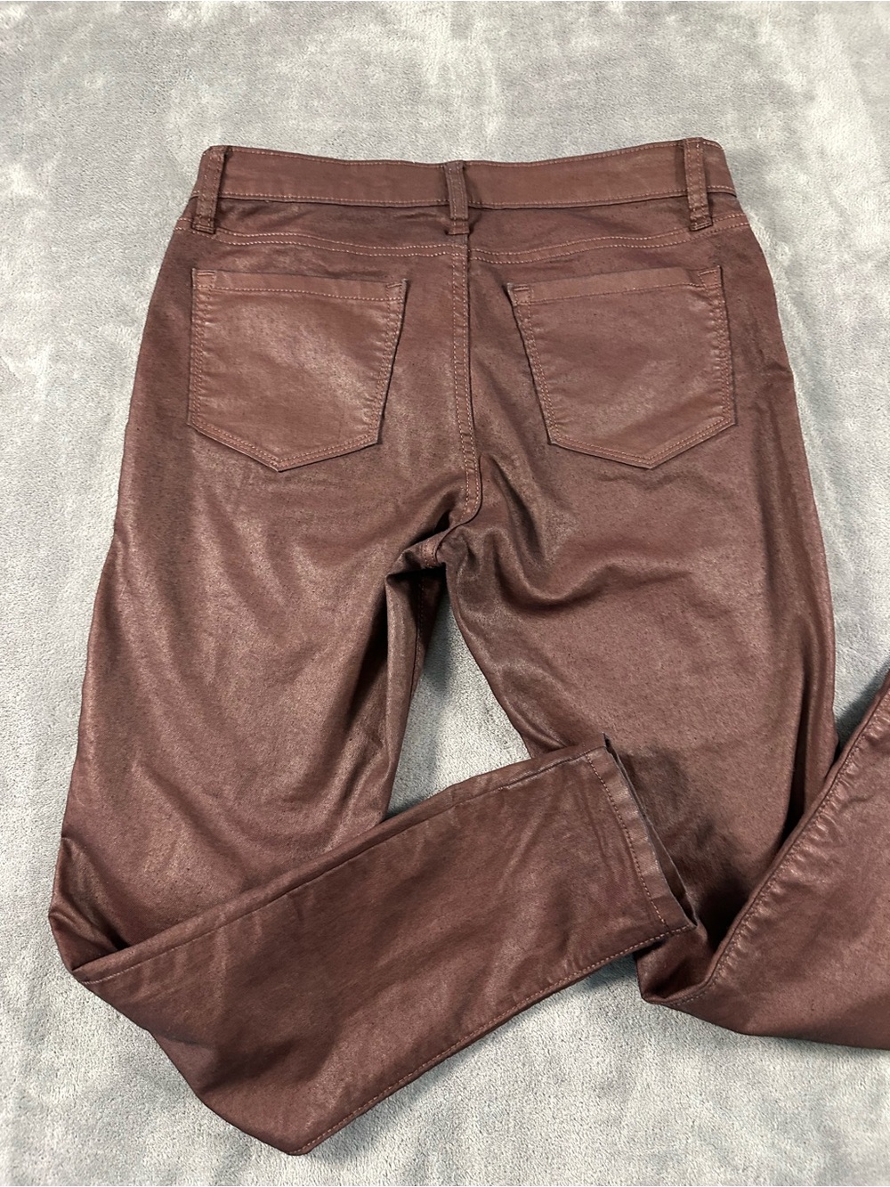 Banana Republic Coated Burgundy Jeans for Fall Season!